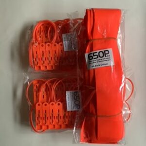 48 orange spårsnitslar