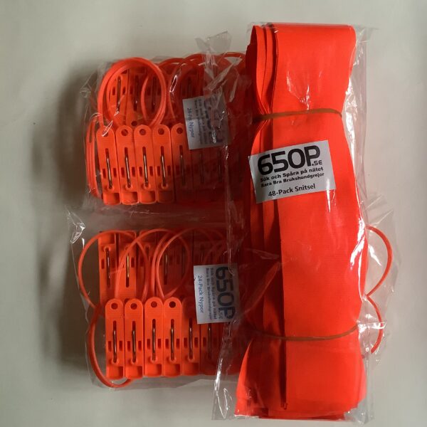 48-pac orange snitslar